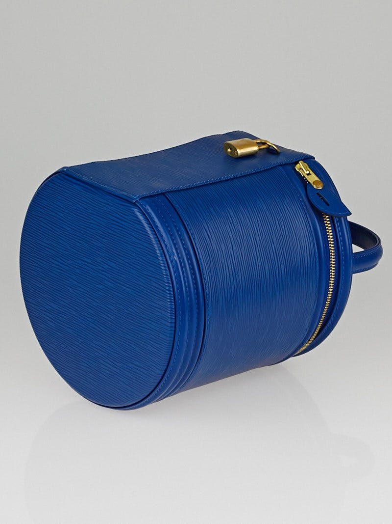Louis Vuitton Toledo Blue Epi Leather Mabillon Backpack Bag - Yoogi's Closet