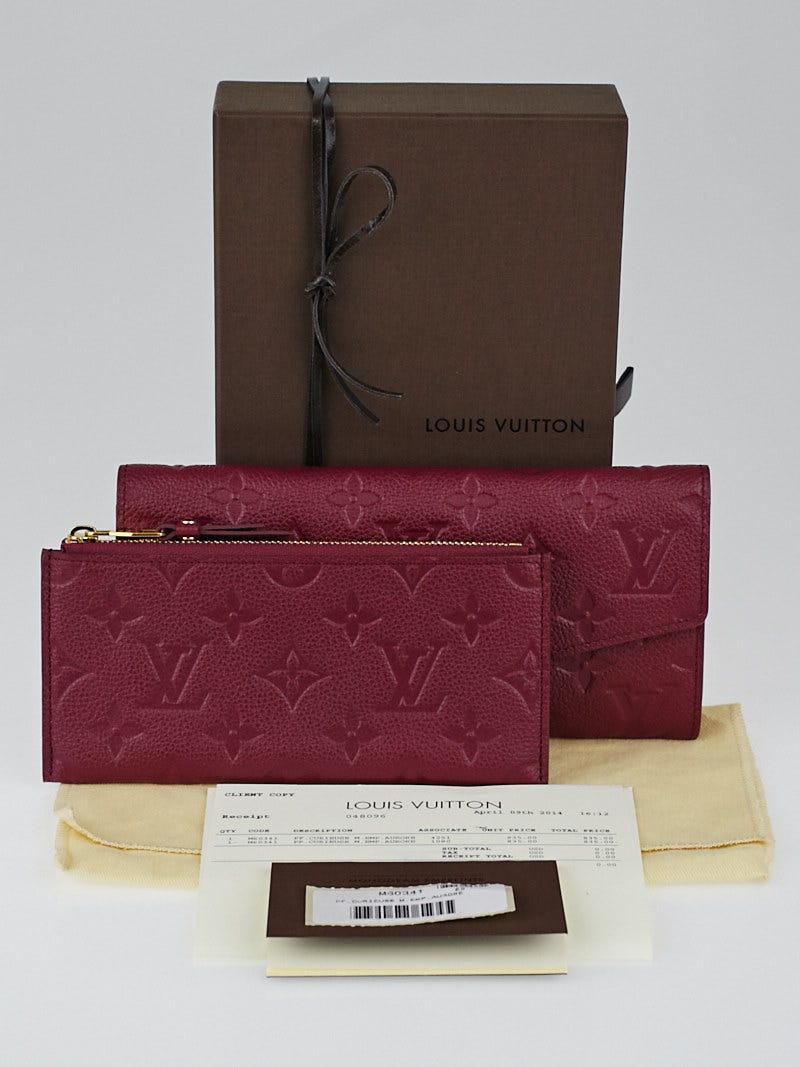 Louis Vuitton Aurore Monogram Empreinte Leather Curieuse Wallet - Yoogi's  Closet