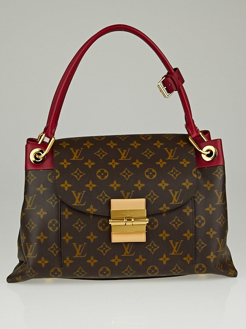 Louis Vuitton Rouge Monogram Canvas Olympe Bag