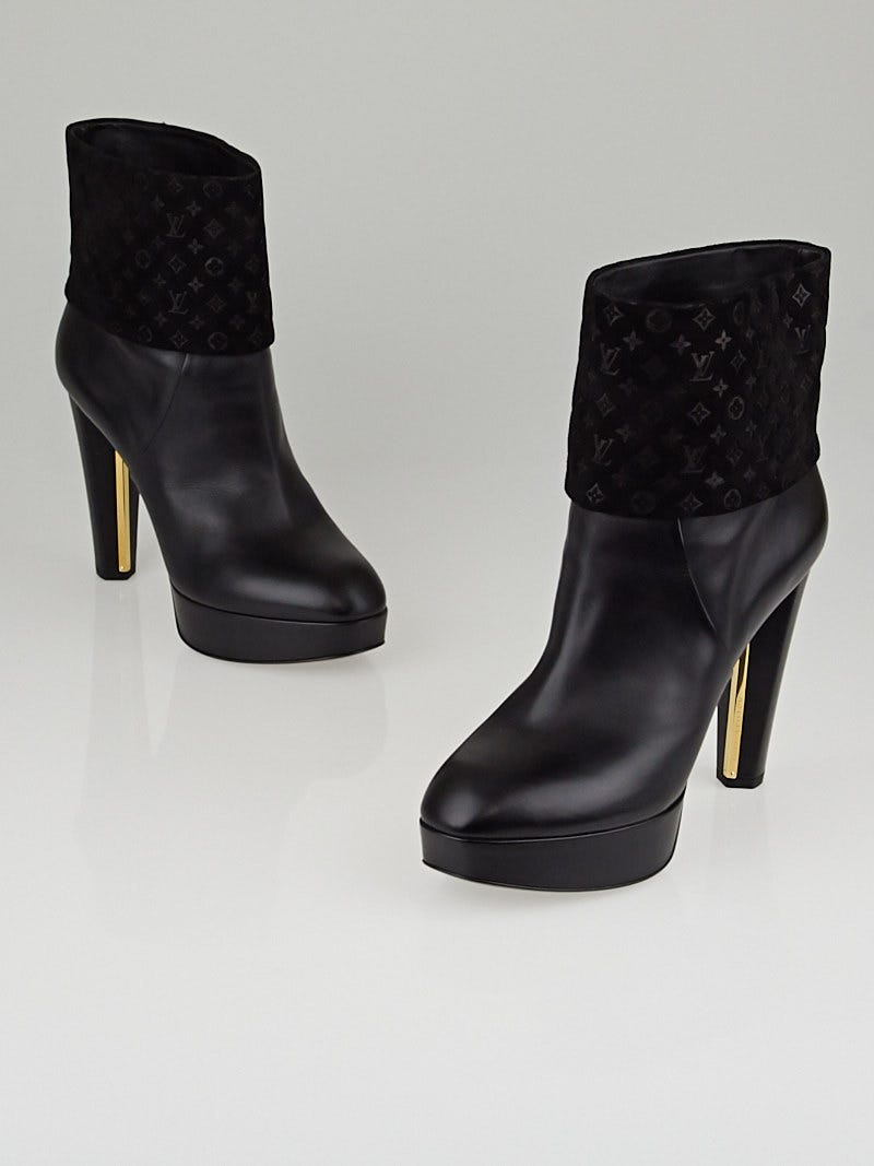 Louis vuitton hot sale bootie heels