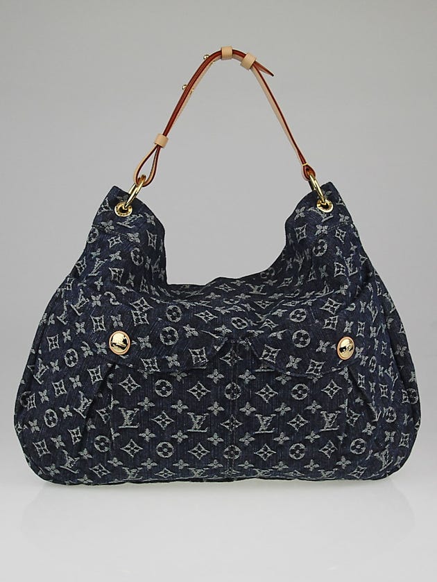 Louis Vuitton Blue Denim Monogram Denim Daily GM Bag