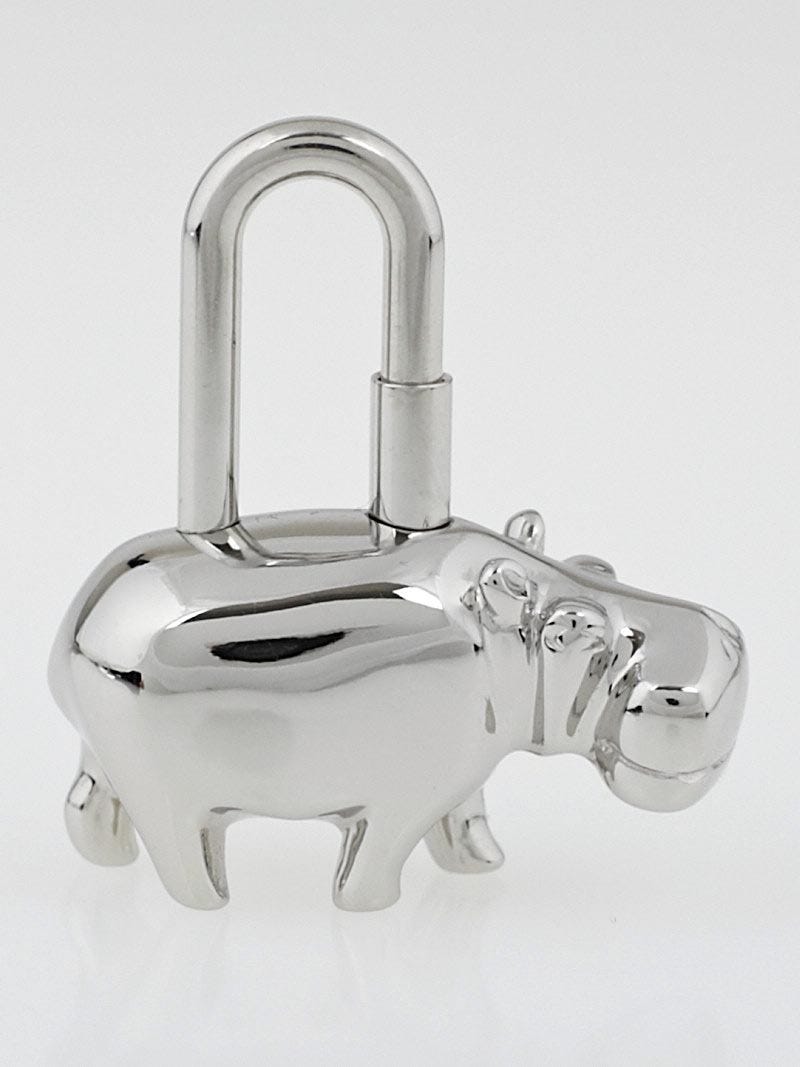 Sold at Auction: Hermes 2005 Hippo Cadena Lock Bag Charm
