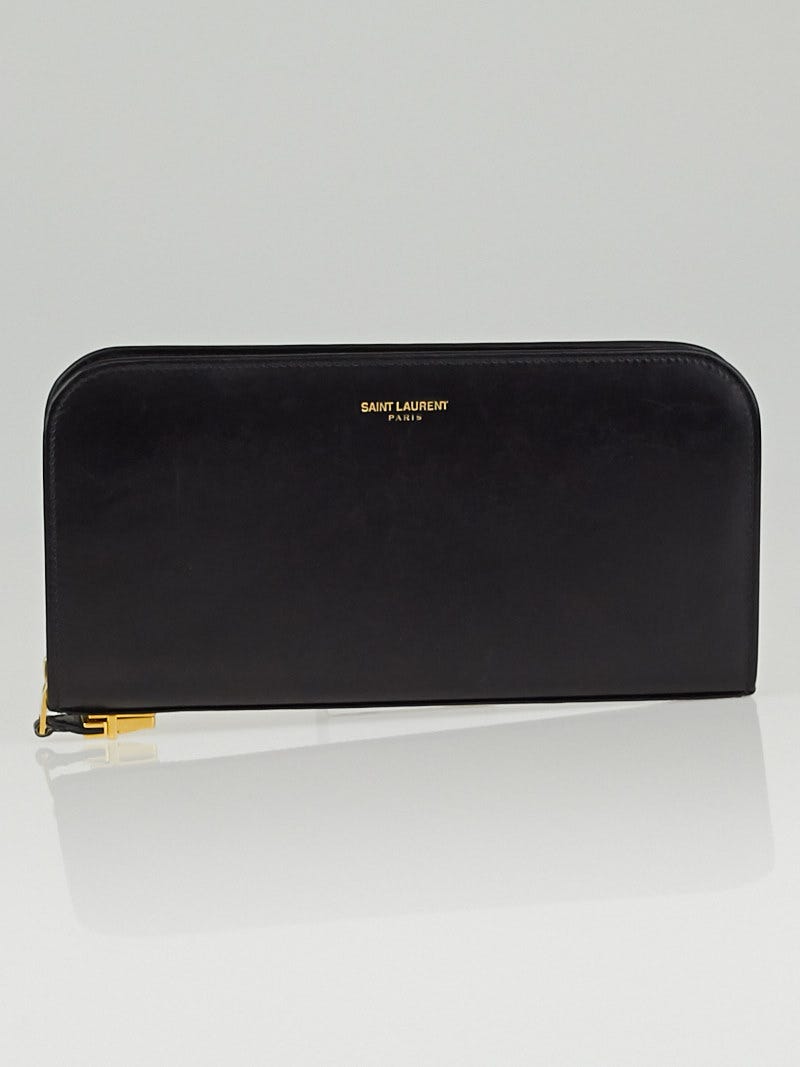 Saint Laurent Black Calf Leather Bos Taurus Wallet main image 1