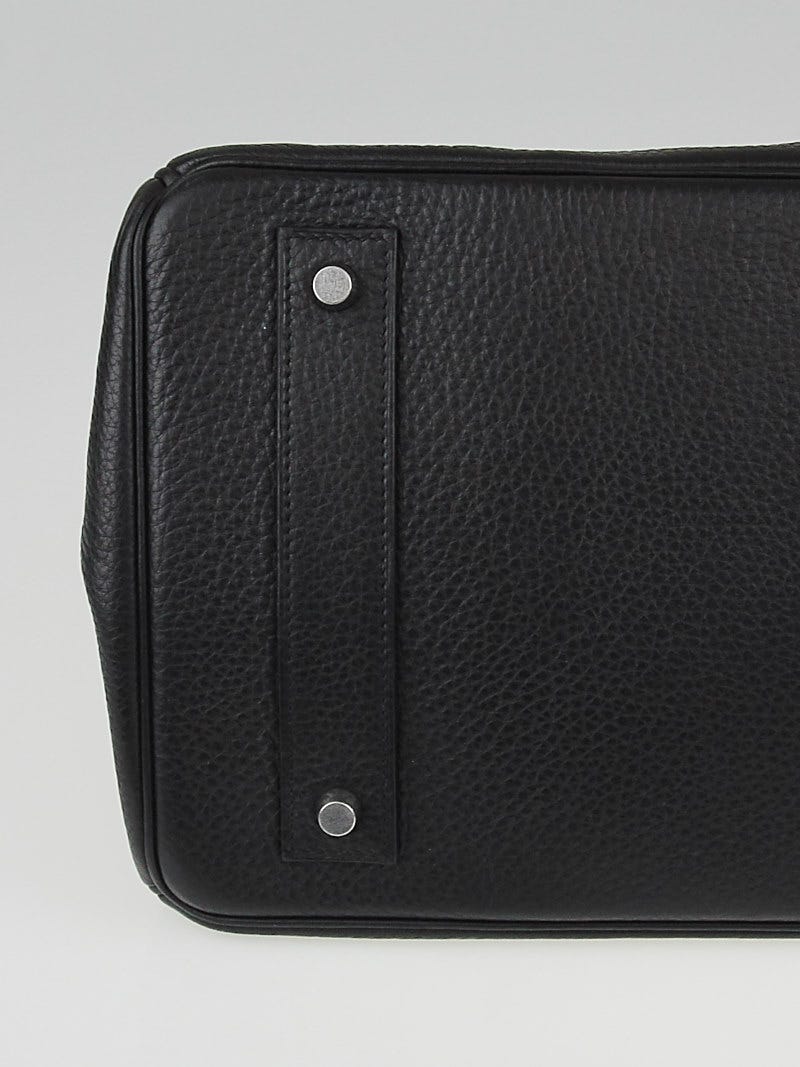 Hermes Black Clemence Leather JPG Shoulder Birkin 40cm PHW – I