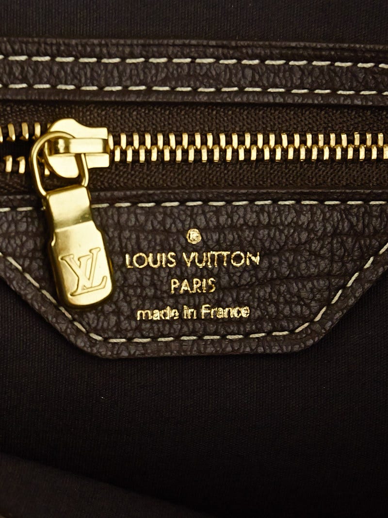 Louis Vuitton // 2006 Brown Ebene Monogram Mini Lin Petit Bucket