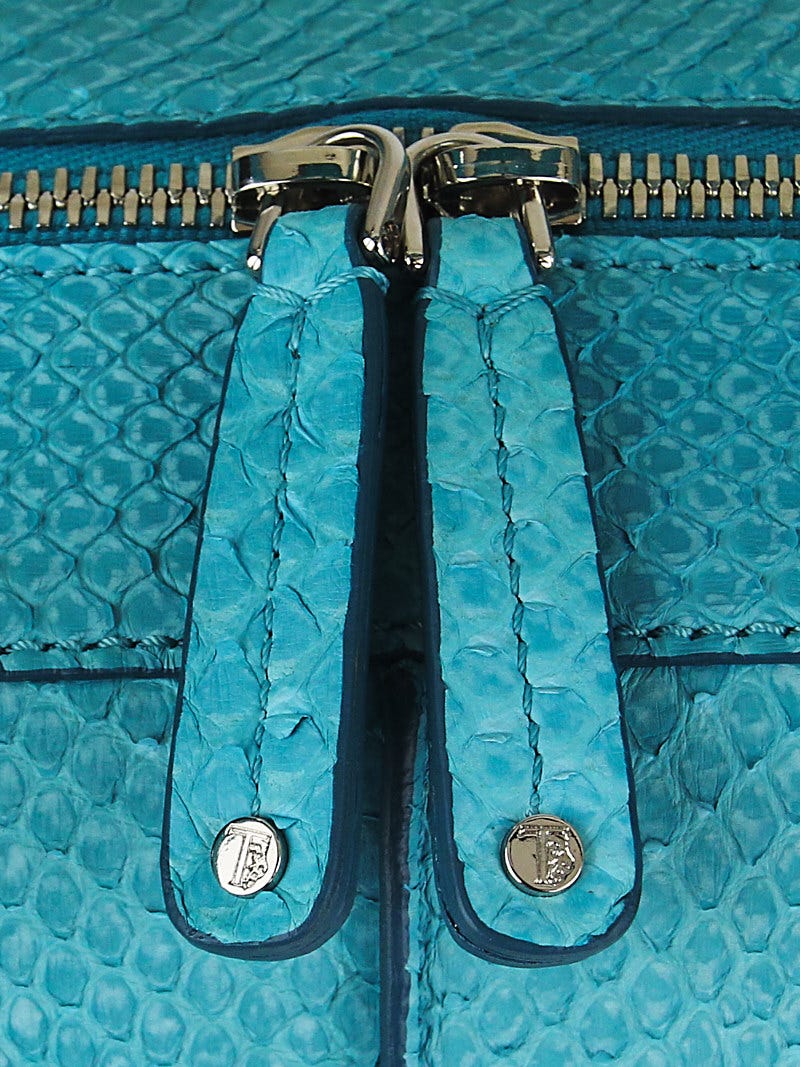 Tod’s Python One-Shoulder Bag Light Blue Tod's Blue Bags & Handbags for Women for sale - eBay