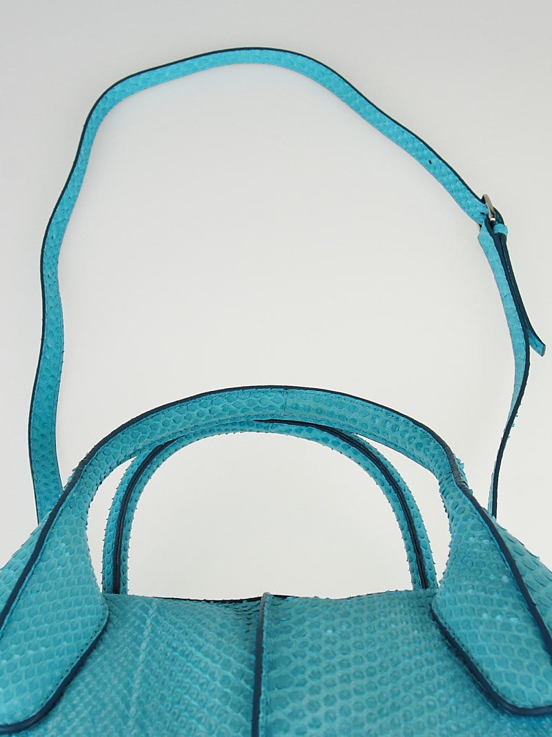 Tod’s Python One-Shoulder Bag Light Blue Tod's Blue Bags & Handbags for Women for sale - eBay