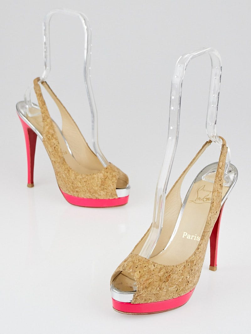 Christian louboutin shop cork pump