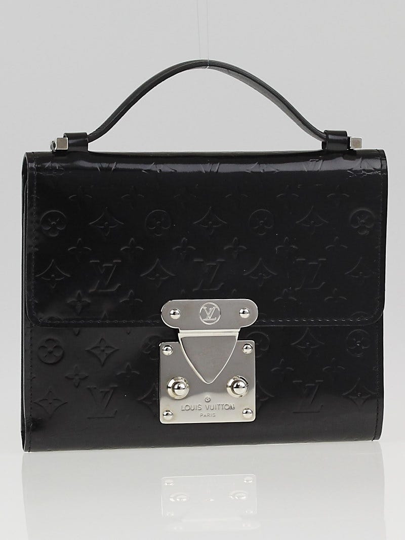 Louis Vuitton Black Mini Monogram Glace Anouchka PM Clutch Wallet - Yoogi's  Closet