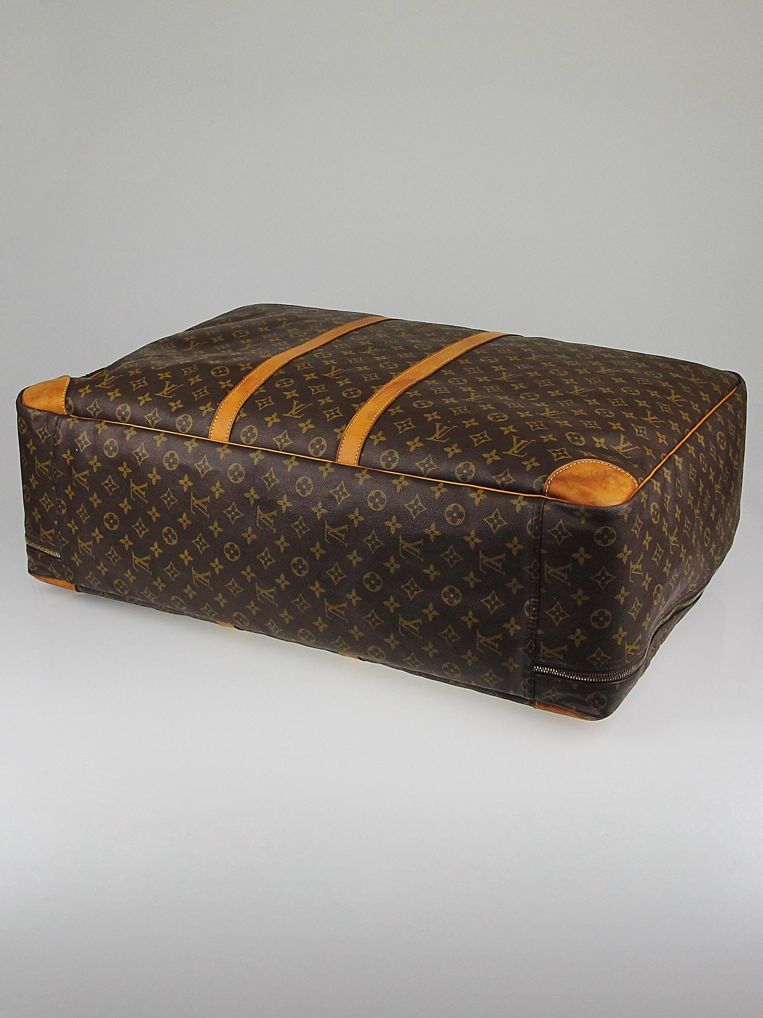 Louis+Vuitton+Rectangle+Luggage+Bag+Brown+Canvas for sale online