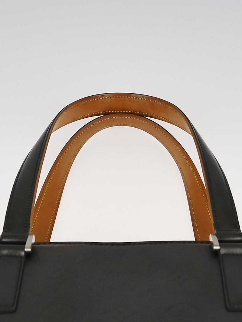 Louis Vuitton Mat Stockton Handbag Monogram Vernis Black 2402471