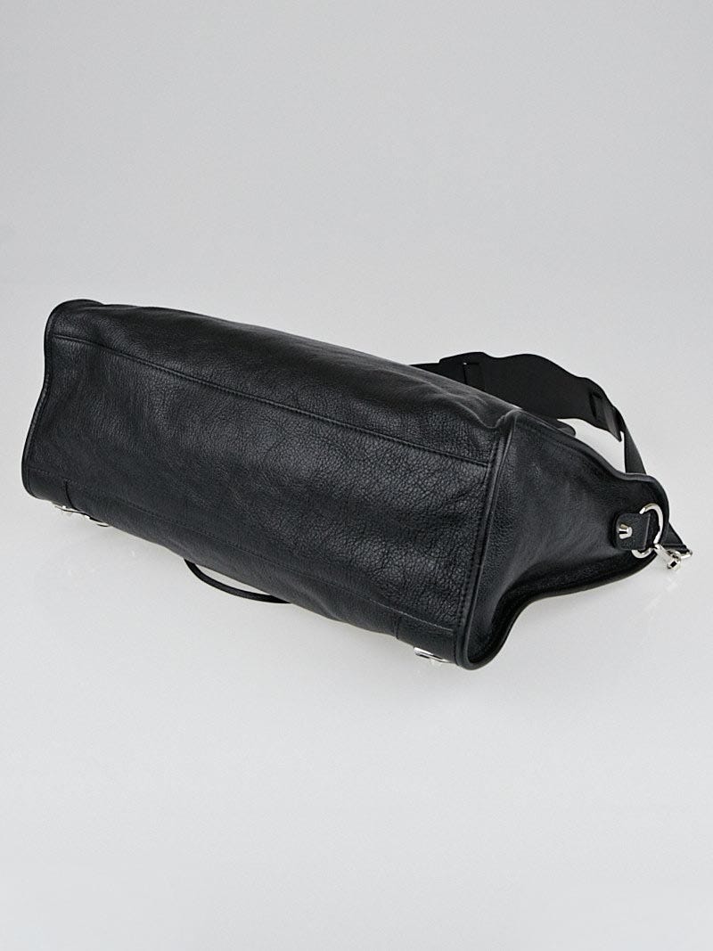 【関税&送料込】Balenciaga Black Nappa Leather And Mesh Aven 4.jpg