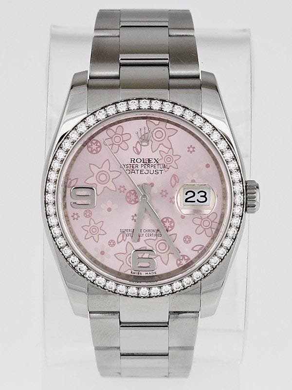 Rolex discount flower face