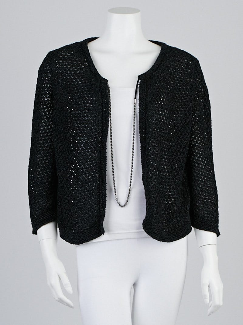 Chanel cardigan outlet sweater