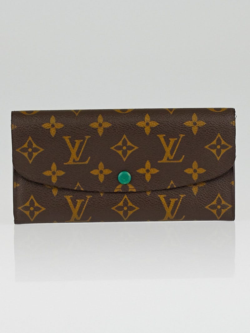 New & Preloved - LOUIS VUITTON EMILIE WALLET MONOGRAM CANVAS GREEN. . . .  Details :  ○ 100% Authentic. ○ Condition : 9/10 (Excellent Condition). ○  Comes with dustbag & box. ○ Selling Price : RM1000.00 ○ WhatsApp : +6017  518255