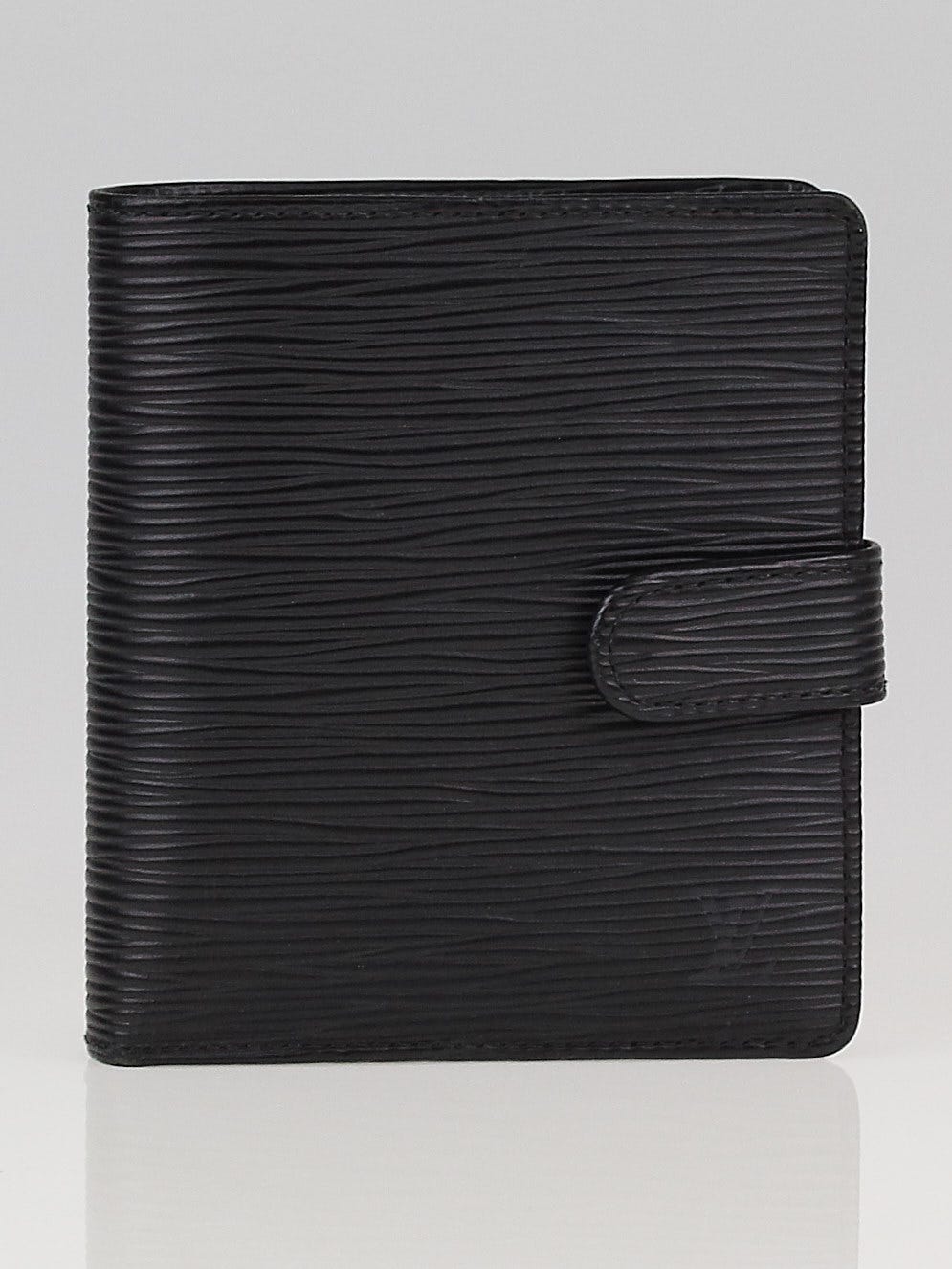 Louis Vuitton Black Epi Leather Compact Wallet - Yoogi's Closet