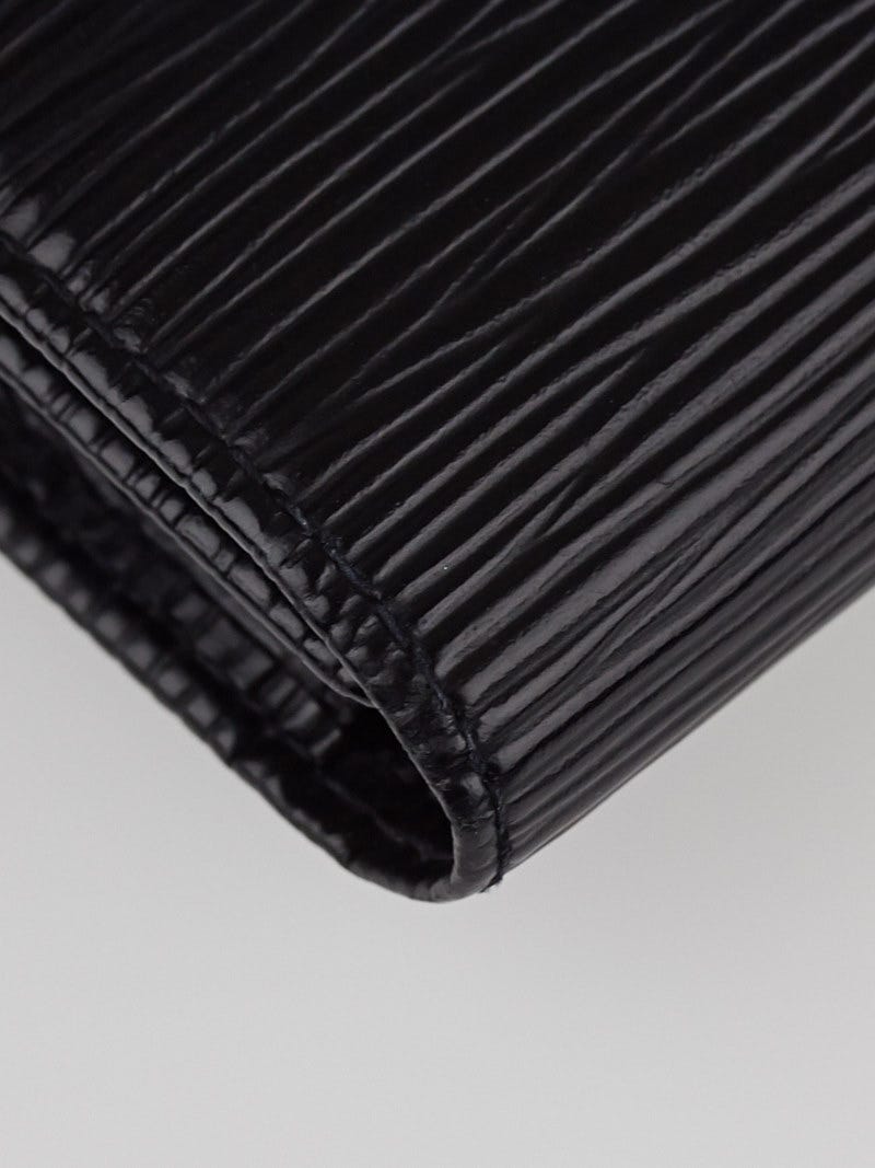 Louis Vuitton Black, Pattern Print Porte Trésor International Wallet