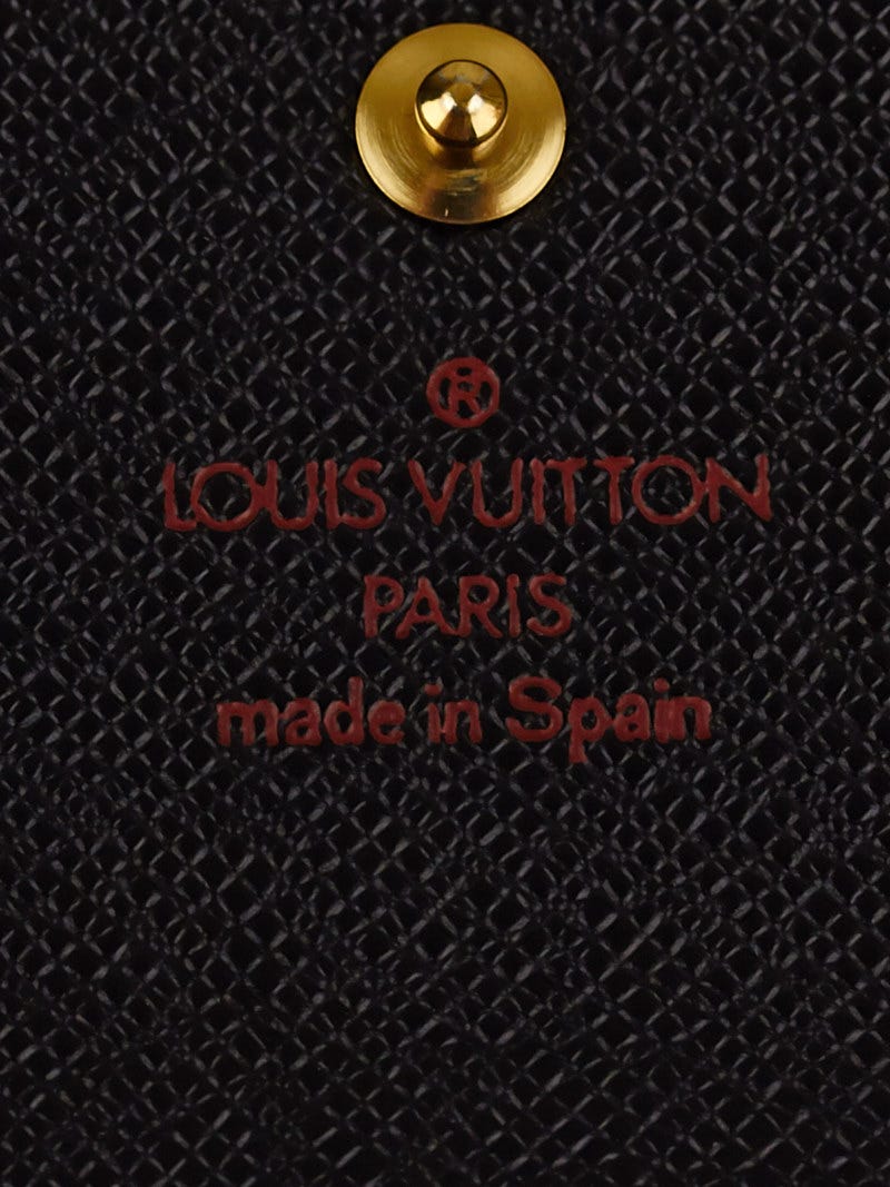 Preloved Louis Vuitton Black EPI Leather Porte Tresor Wallet SP0045 082323