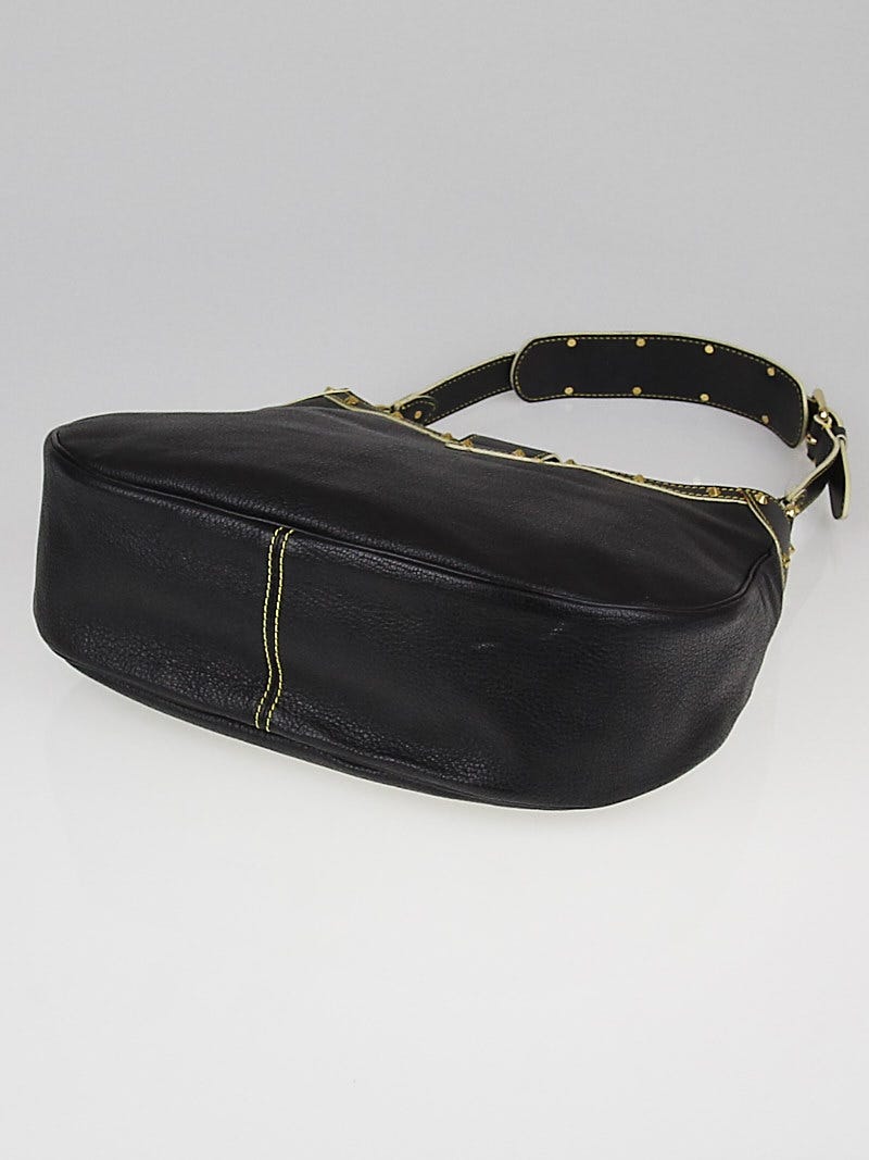 Louis Vuitton Black Suhali Leather L'Affriolant Bag - Yoogi's Closet