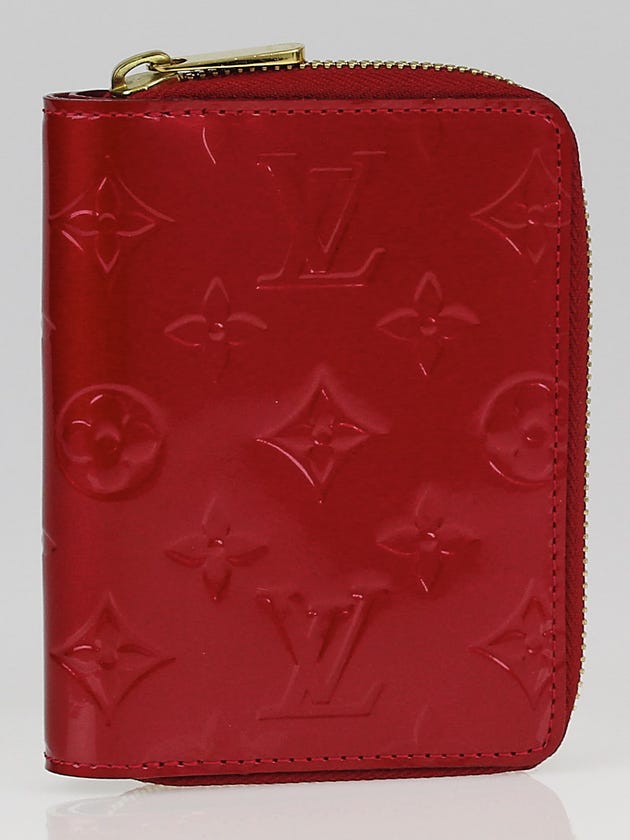 Louis Vuitton Pomme D'Amour Monogram Vernis Zippy Compact Wallet
