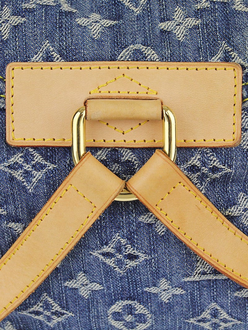 Louis Vuitton Blue Denim Monogram Denim Sac a Dos GM Backpack Bag - Yoogi's  Closet