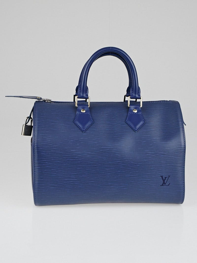 Sold Louis Vuitton Epi Speedy 25 Blue Vintage