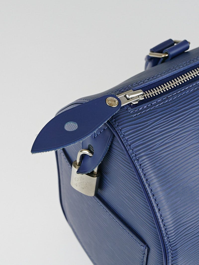 Louis Vuitton Blue Epi Speedy 25 Leather ref.652135 - Joli Closet