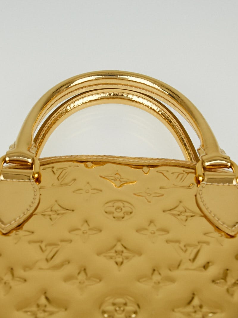 Louis Vuitton Limited Edition Monogram Miroir Lockit Satchel (SHF-FN2dfK)