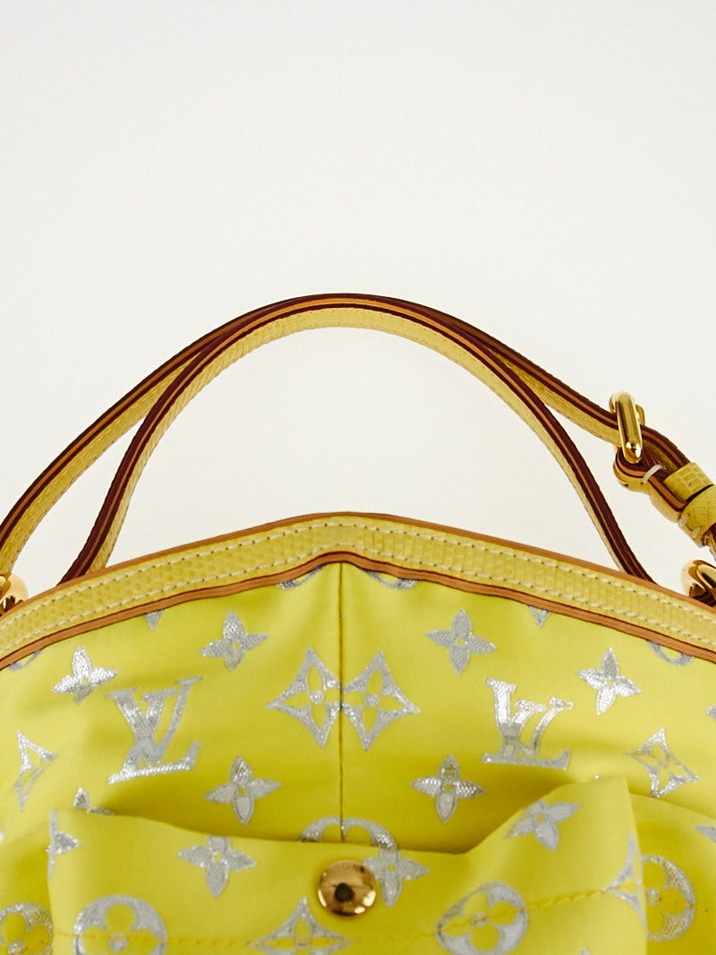 Louis Vuitton Metallic, Yellow Monogram Glitter Seau PM