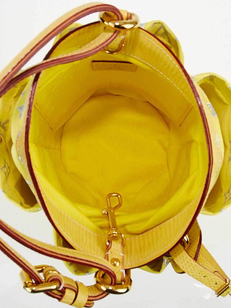 Louis Vuitton Limited Edition Yellow Monogram Glitter Cabas PM Bag