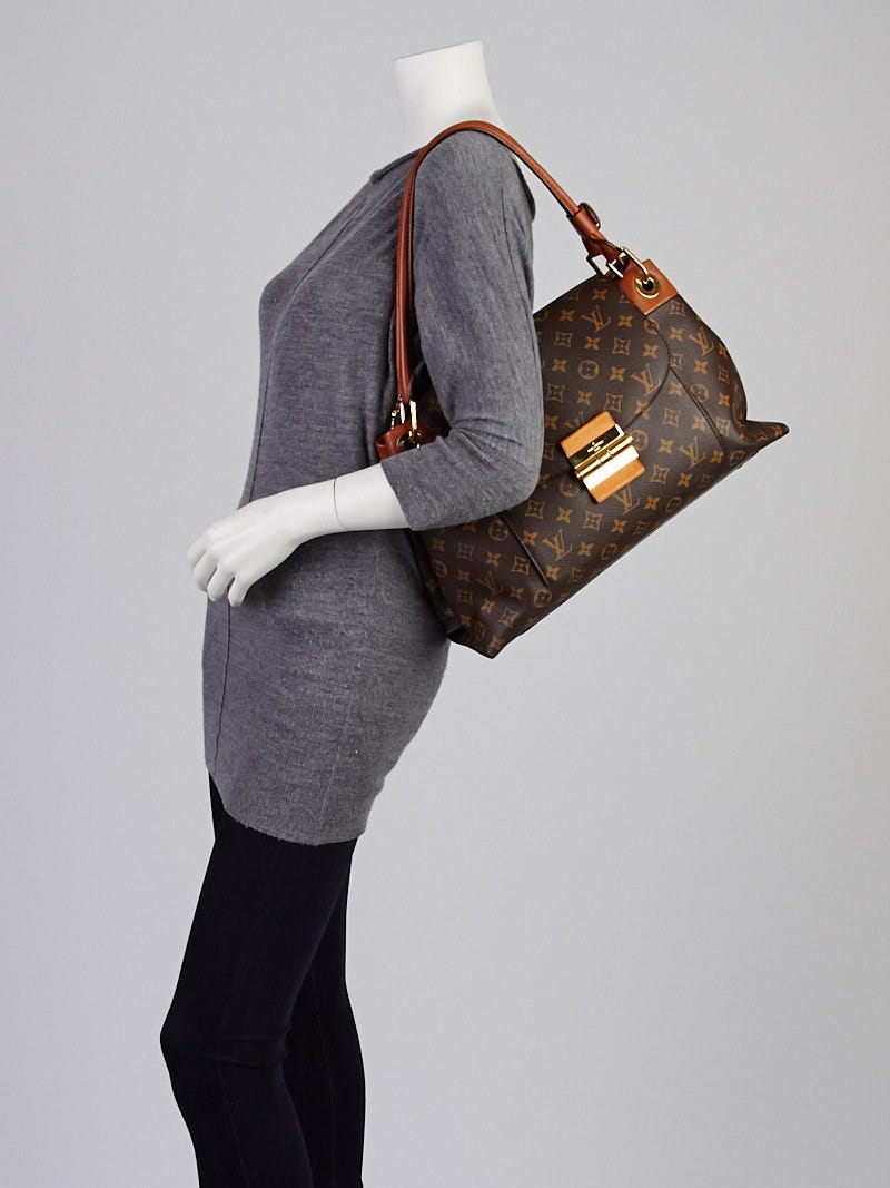 Louis Vuitton Camel Monogram Canvas Olympe Bag - Yoogi's Closet