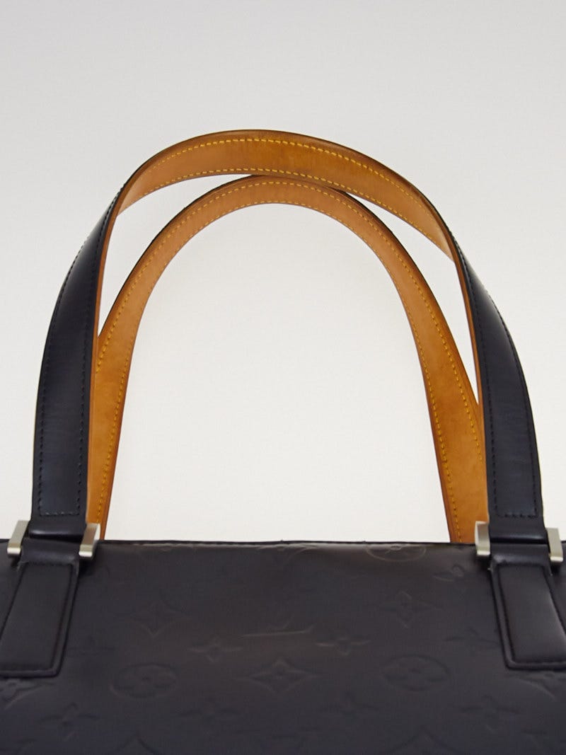 Louis Vuitton Bleu Monogram Mat Stockton Bag - Yoogi's Closet