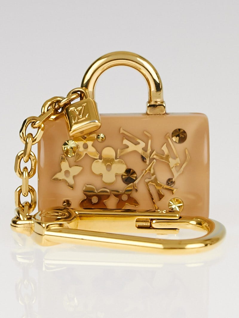 Louis Vuitton 18k Gold Monogram Handbag Charm - Yoogi's Closet