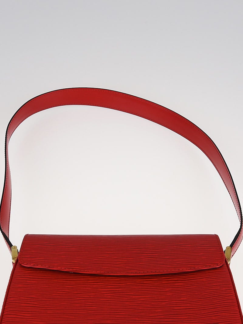 Louis Vuitton Red Epi Leather Buci Bag - Yoogi's Closet