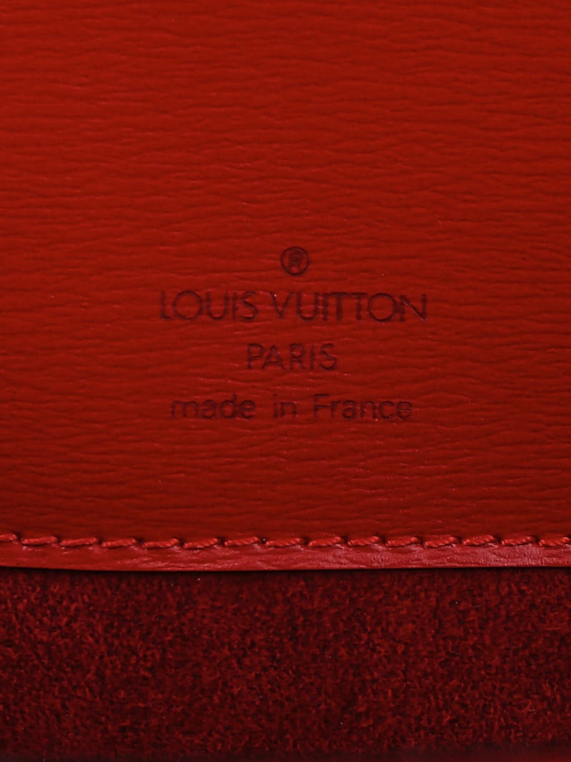 LOUIS VUITTON BUCI HAND SHOULDER BAG RED EPI M52207