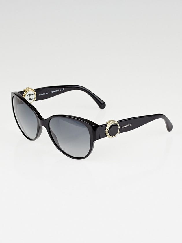 Chanel Black Frame Bouton Sunglasses-5192