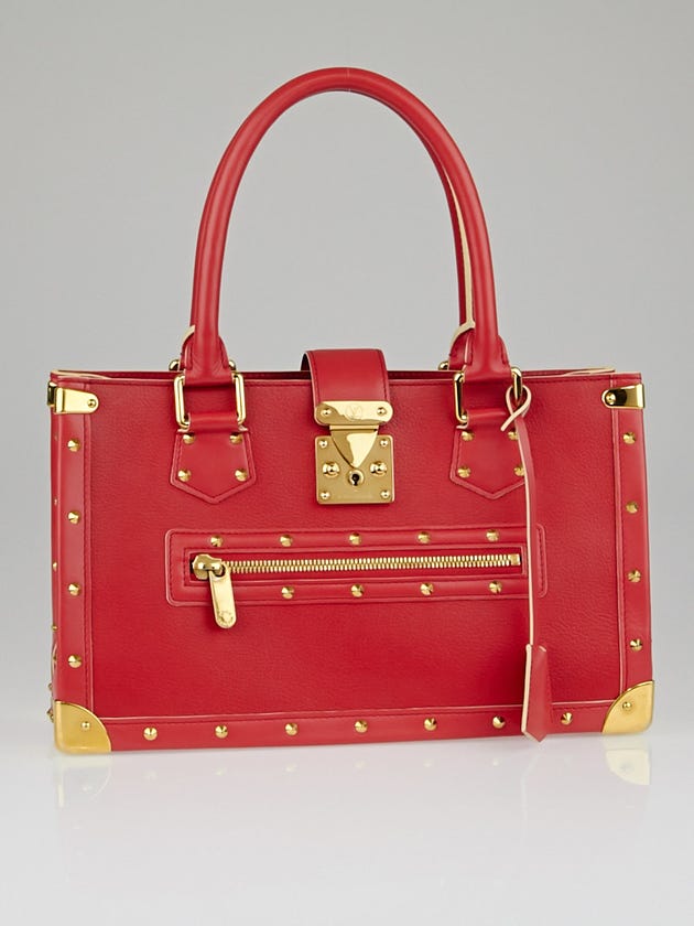 Louis Vuitton Geranium Suhali Leather Le Fabuleux Bag