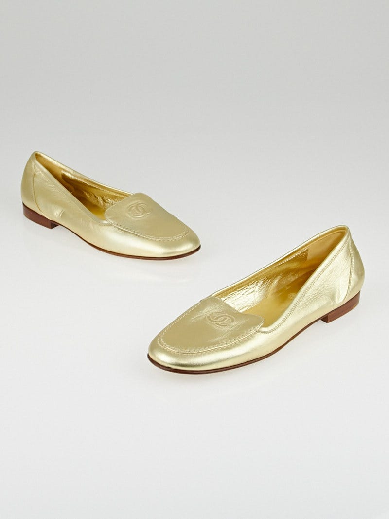 CC 2026 Loafers Sheepskin Gold Logo