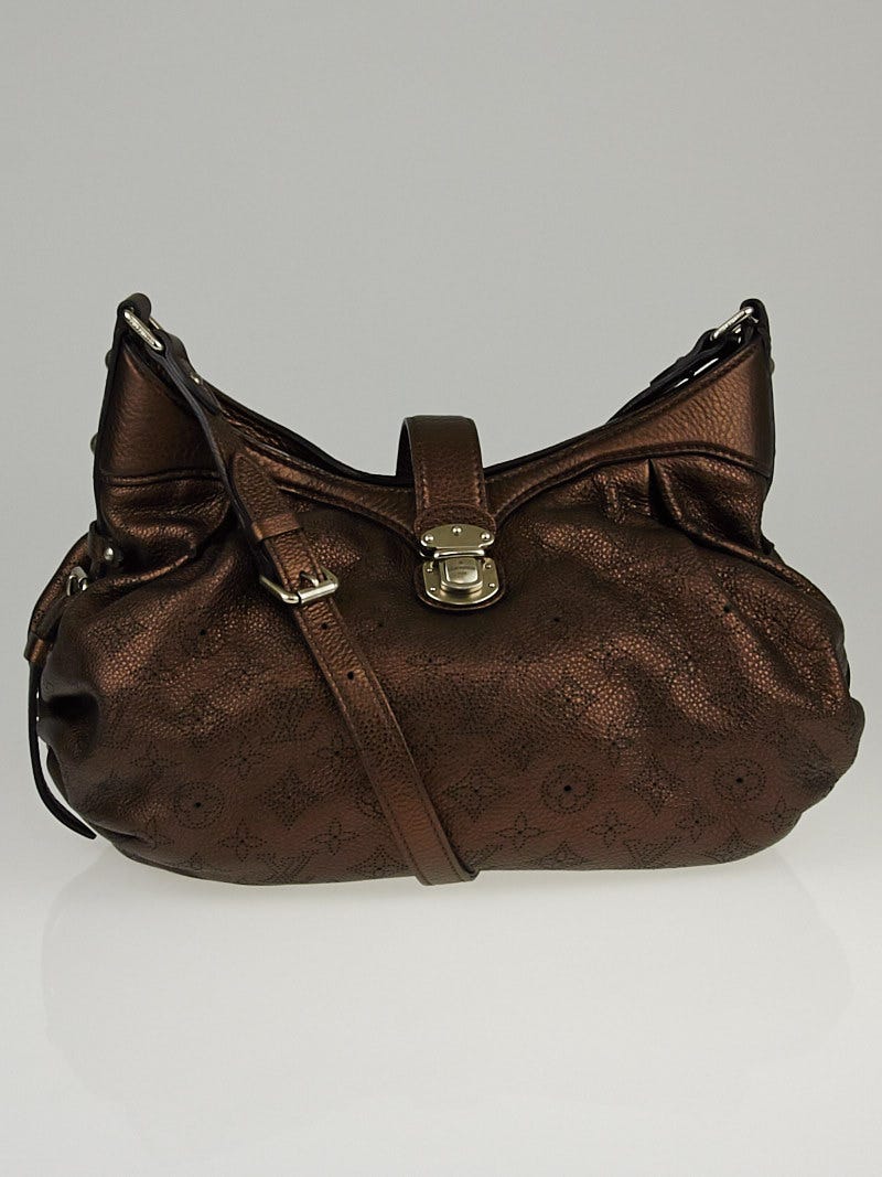 Louis Vuitton Brown Perforated Monogram Mahina XS Crossbody Bag