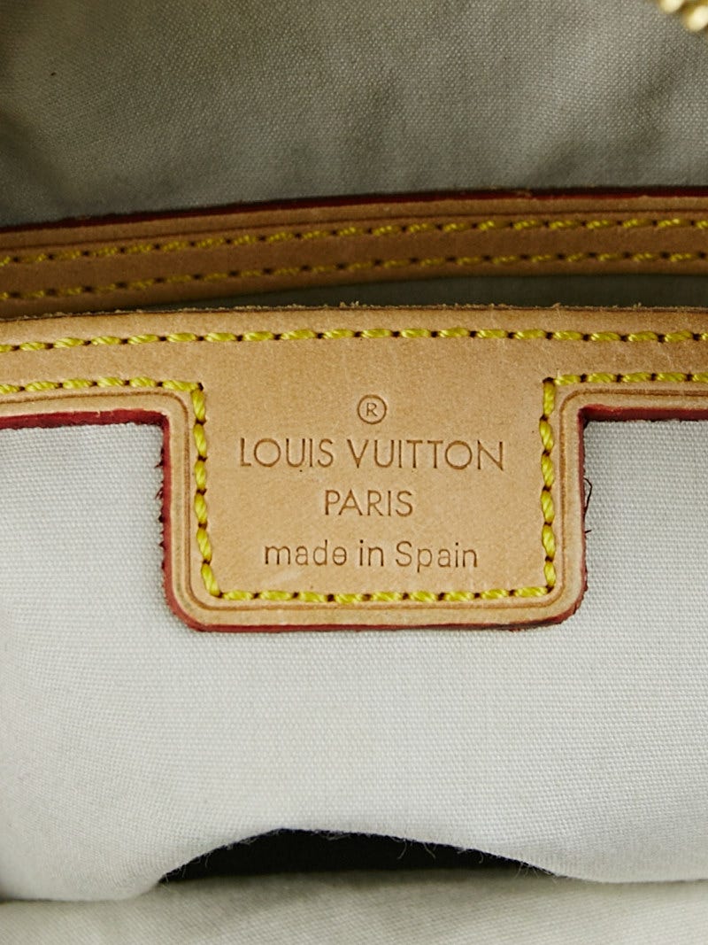 Authentic LOUIS VUITTON Jeanne GM Blue Mini Lin Canvas Round Shoulder Bag  #50583 - Organic Olivia