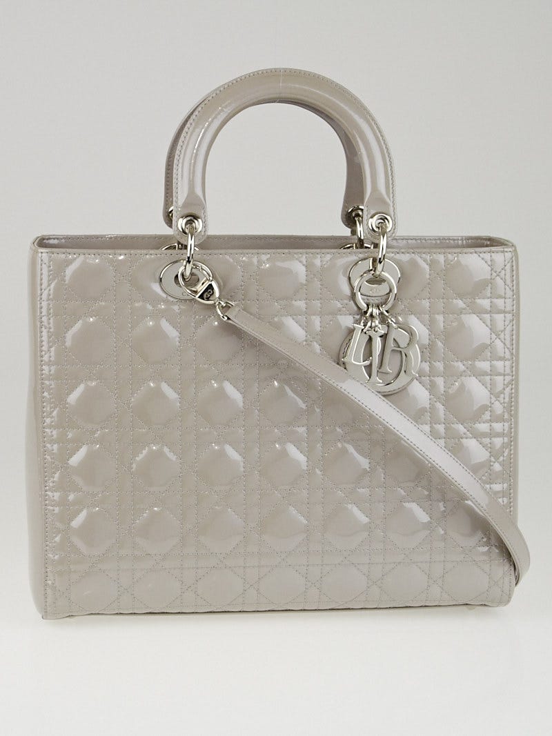 Lady dior hot sale pearl grey