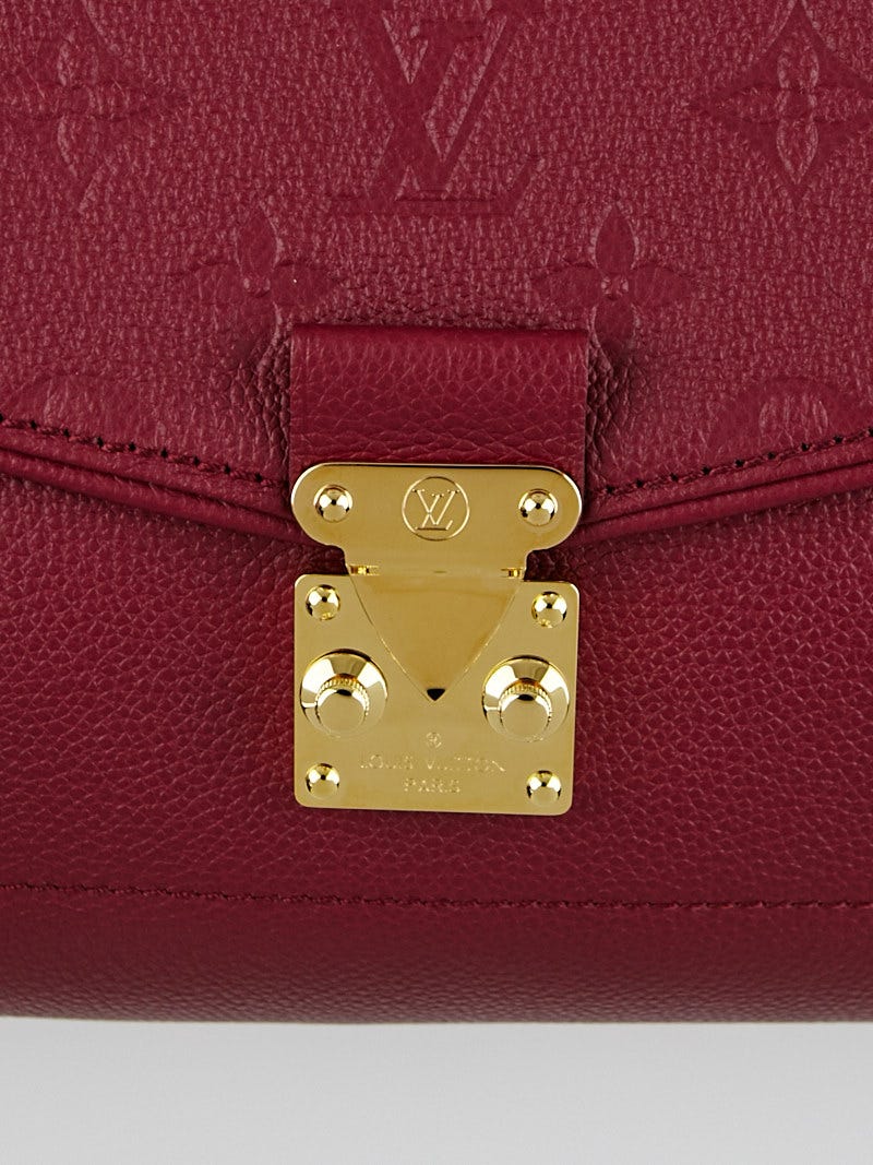 Louis Vuitton Pochette Metis mm Berry Monogram Empreinte Leather