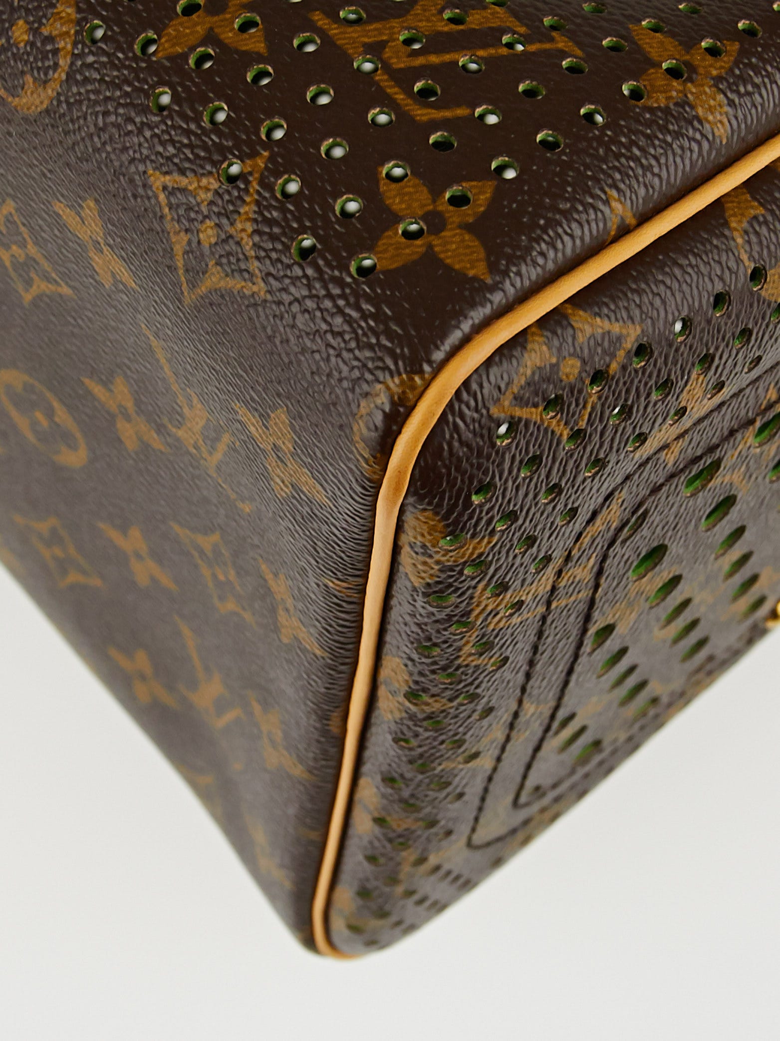Louis Vuitton Speedy Handbag Perforated Monogram Canvas 30 Brown