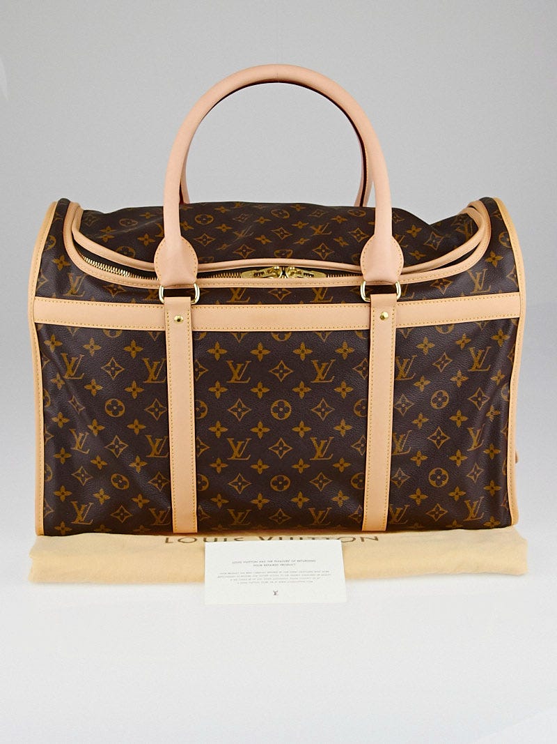 Louis Vuitton Monogram Sac Chien 50 Pet Carrier - Brown Luggage