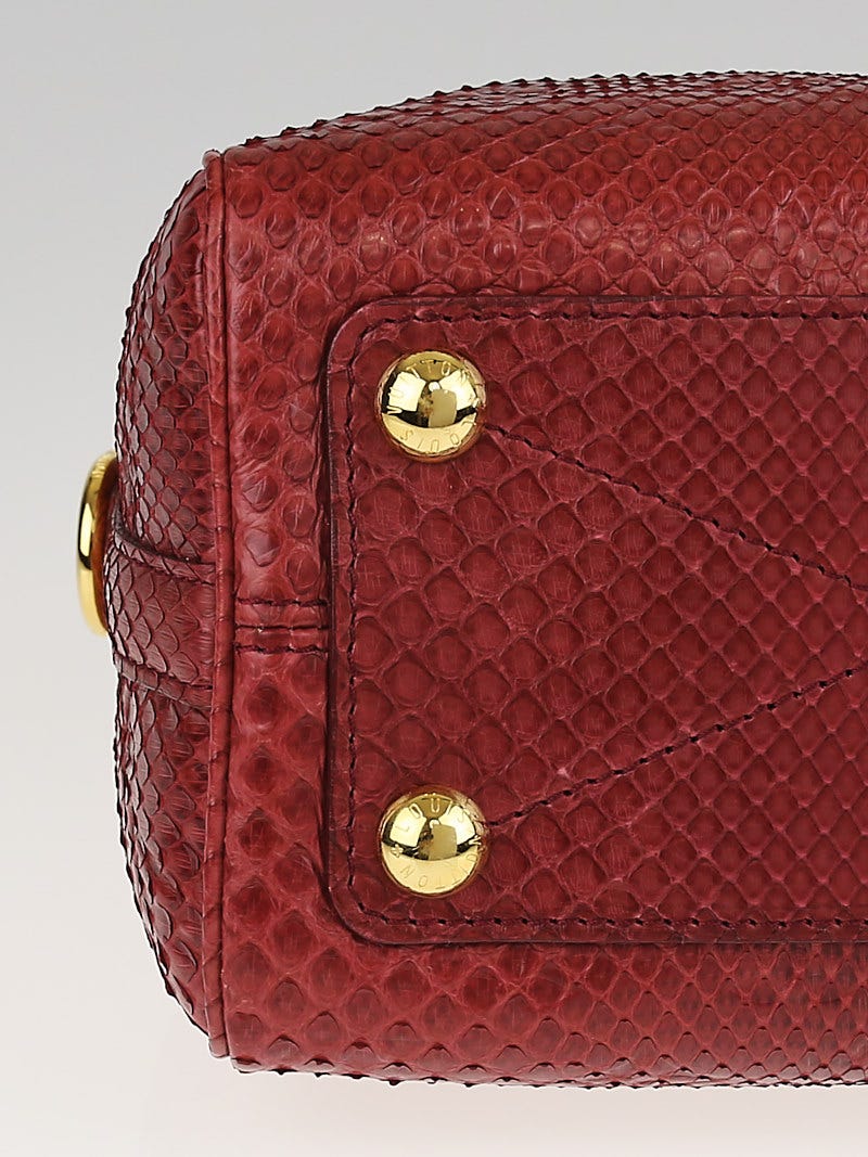 Louis Vuitton Framboise Python Speedy Bandouliere 20 Bag w/o Strap -  Yoogi's Closet