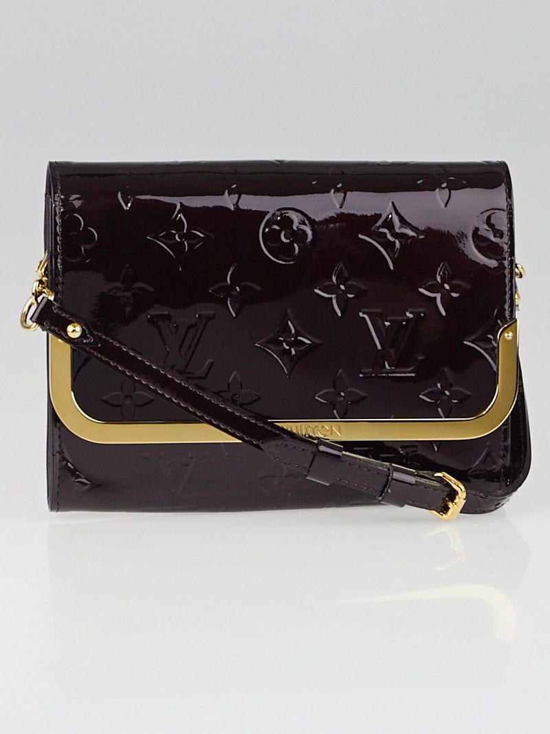 Louis Vuitton, Bags, Louis Vuittonamarante Monogram Vernis Rossmore  Clutch Bag
