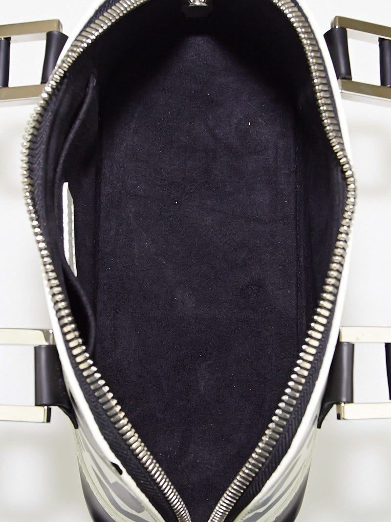 Louis Vuitton Limited Edition Black Glazed Leather Graffiti Alma PM Bag -  Yoogi's Closet