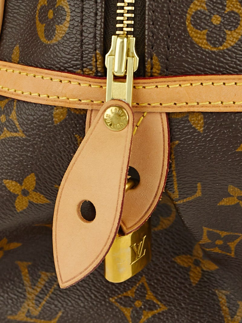 LOUIS VUITTON MONTORGUEIL GM Handbag Includes: ORIG LOCK &
