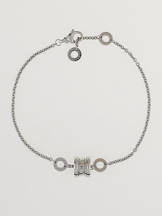 Bvlgari 18k White Gold B.Zero1 Soft Bracelet