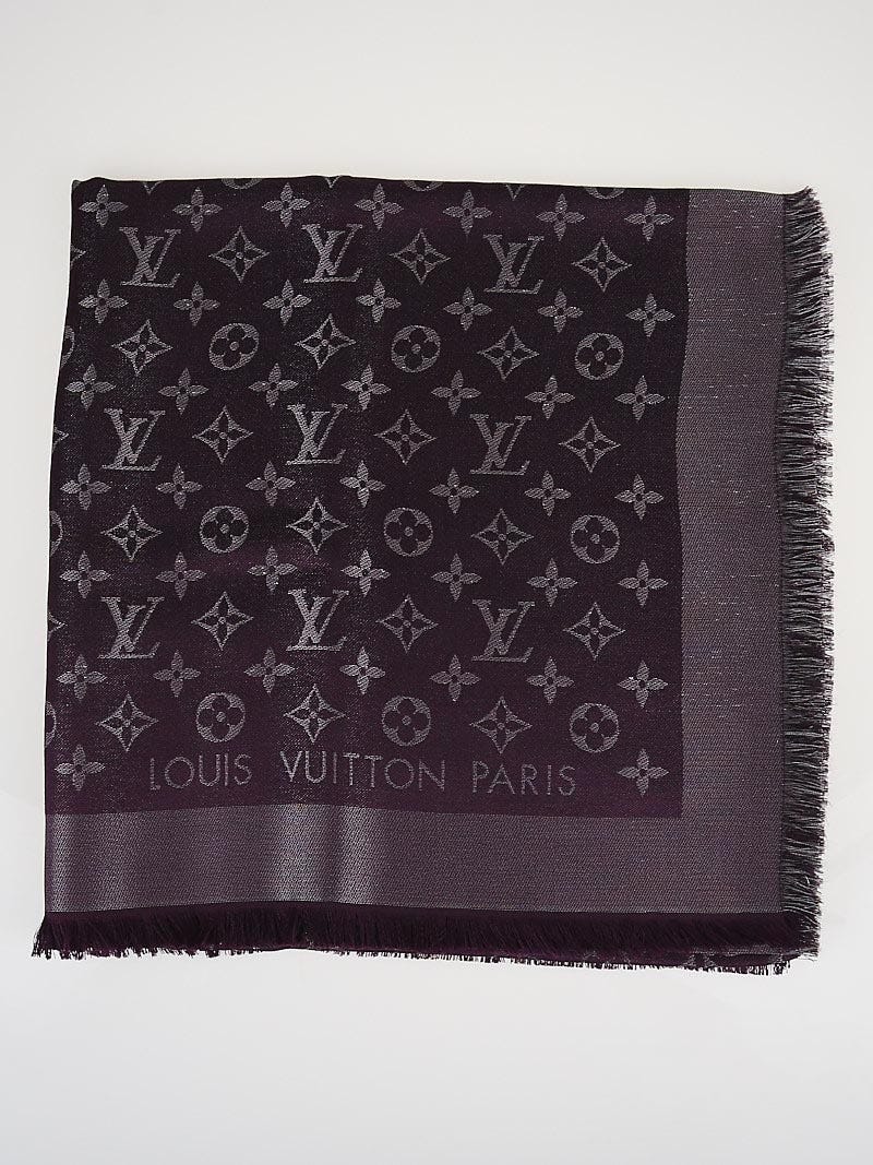 Louis Vuitton Monogram Shine Shawl - Metallic Scarves and Shawls